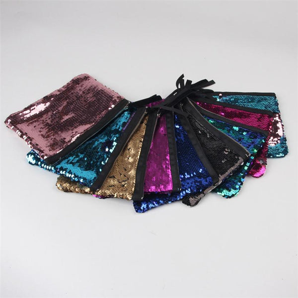 Fashion Sequins Two-Tone Purse