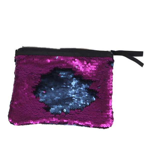 Fashion Sequins Two-Tone Purse