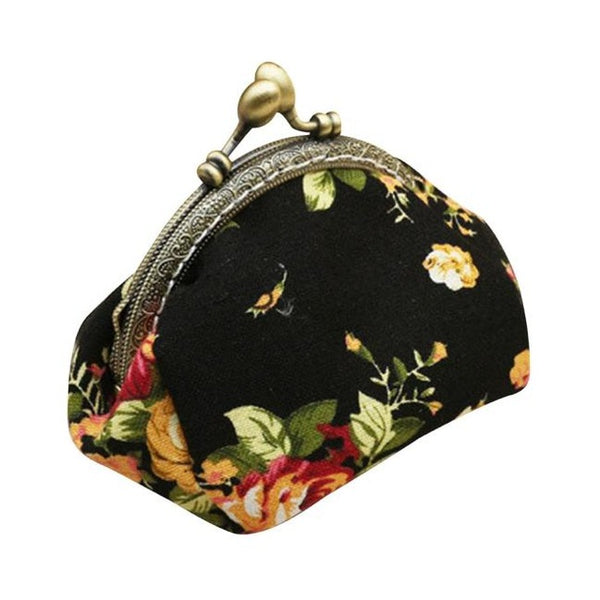 Retro Floral Coin Purses