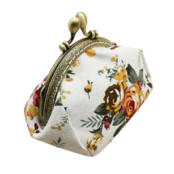 Retro Floral Coin Purses